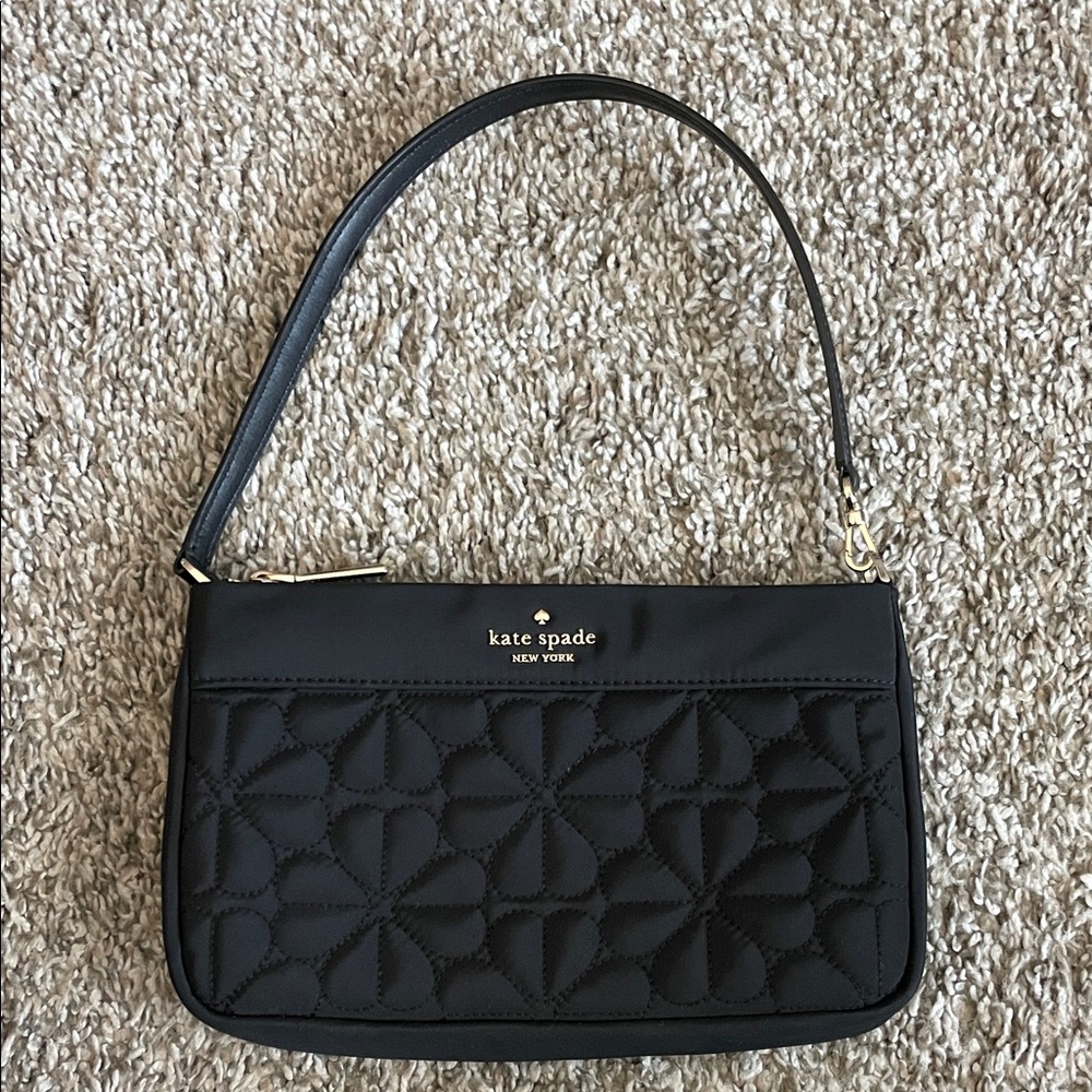 Kate Spade Black Quilted Shoulder Bag